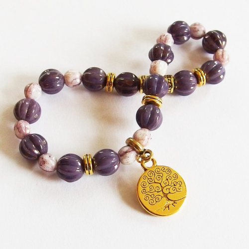 Bracelet esprit yoga "l'arbre de vie"