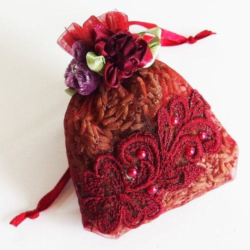Sachet de lavande bio du jardin "rouge rubis"