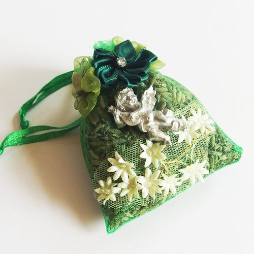 Sachet de lavande bio du jardin "comme un ange"