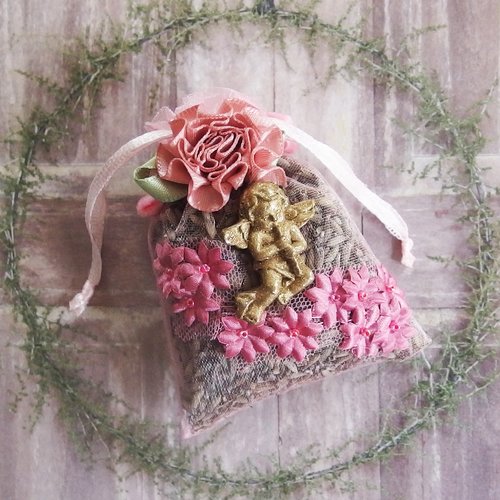 Sachet de lavande bio du jardin "jardin d'hiver pour un ange"