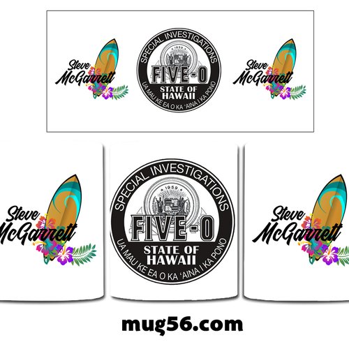 Mug hawaii 5-0 personnalisable #101