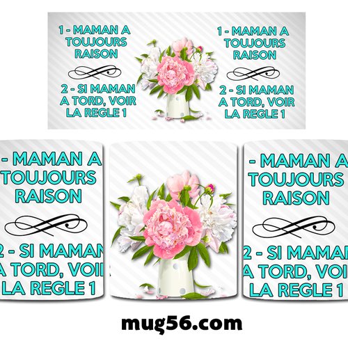 Fête des mères idée cadeau maman - mug tasse personnalisable #110