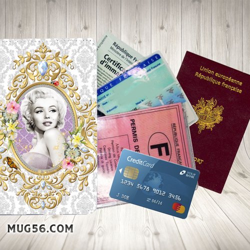 Protège passeport, porte cartes, marylin monroe 102
