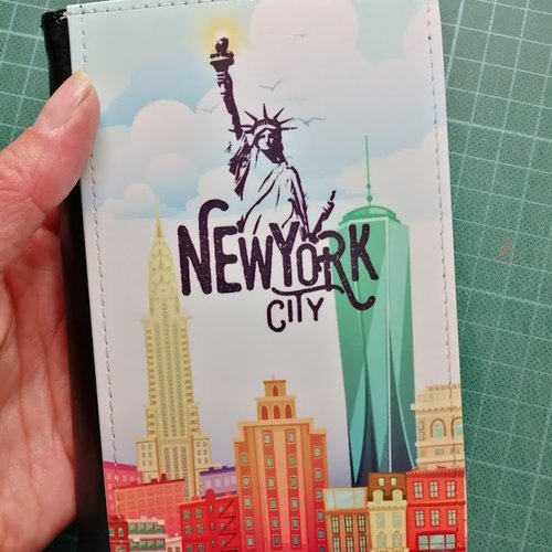 Protège passeport, porte cartes - new york 002 états unis usa