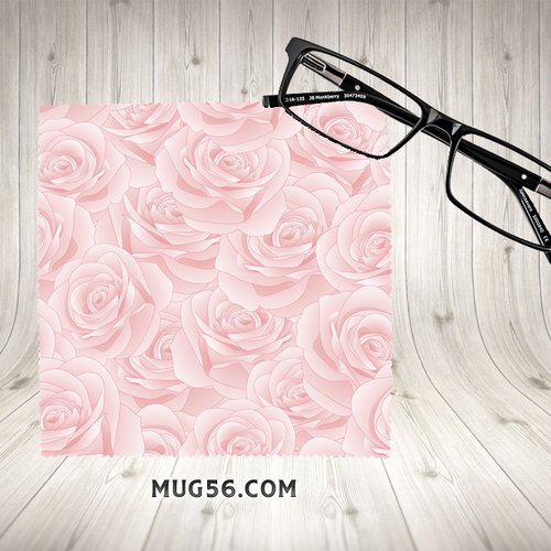 Chiffon microfibres poussière écran & lunettes - floral 003 roses