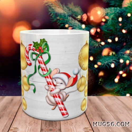 Mug tasse céramique personnalisable prénom - noel christmas 009