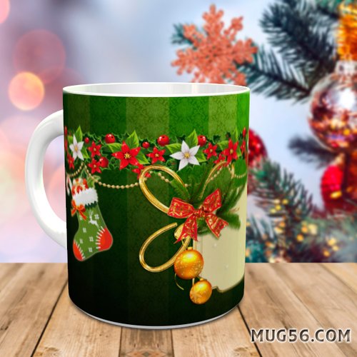 Mug tasse céramique personnalisable prénom - noel christmas 015