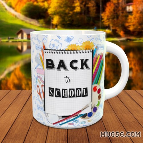 Mug tasse céramique personnalisable prénom -  back to school
