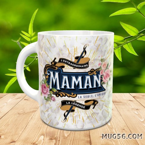 Mug tasse céramique personnalisable prénom -  maman fête des mères