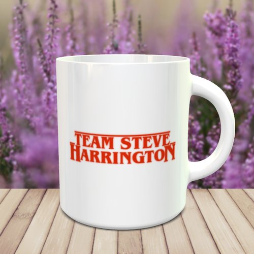 Mug tasse céramique personnalisable prénom - stranger things 030 team steve harrington