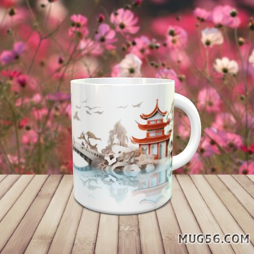 Design pour sublimation de mugs jpeg (fichier numérique) - asiatique japon 004