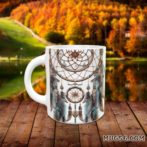Design pour sublimation de mugs jpeg (fichier numérique) - dreamcatcher 001
