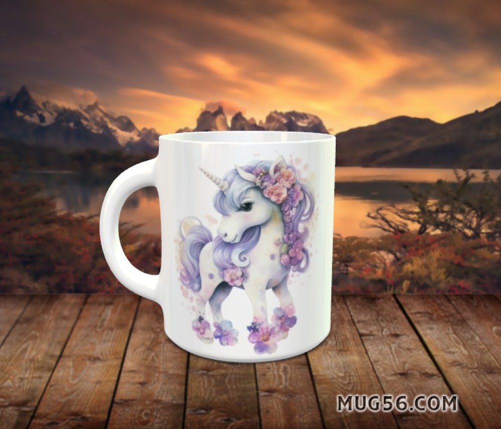 Mug tasse céramique - licorne poney 004 - Un grand marché