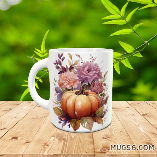 Design pour sublimation de mugs jpeg (fichier numérique) - automne 001