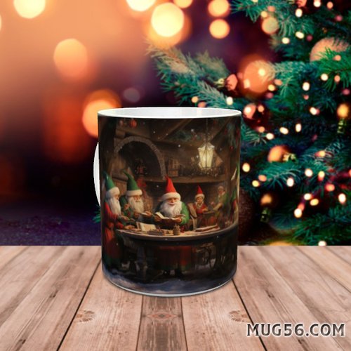 Mug tasse céramique - collection 2023 - noel christmas 011 lutins