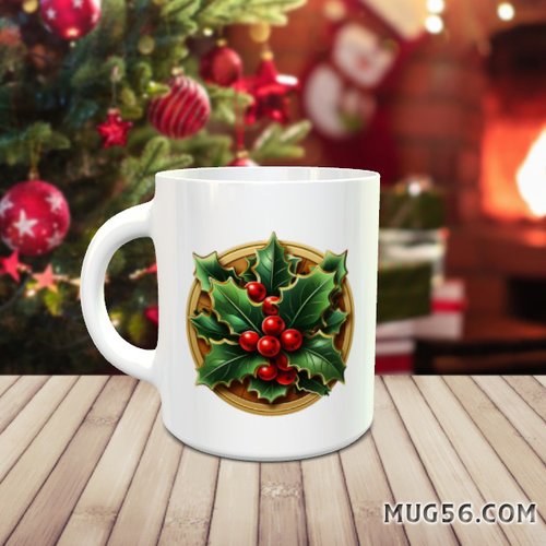 Mug tasse céramique - collection 2023 - noel christmas 018 logo sapin