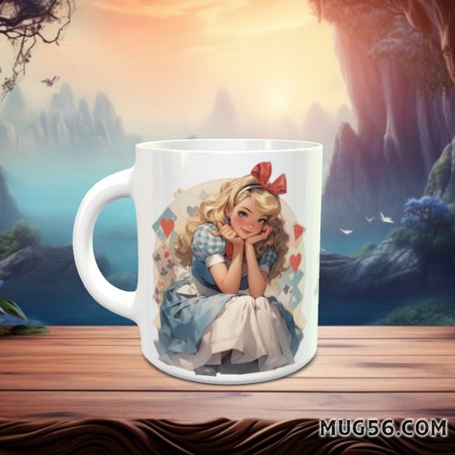 Tasse à café en céramique à motif de dessin animé, tasse blanche d