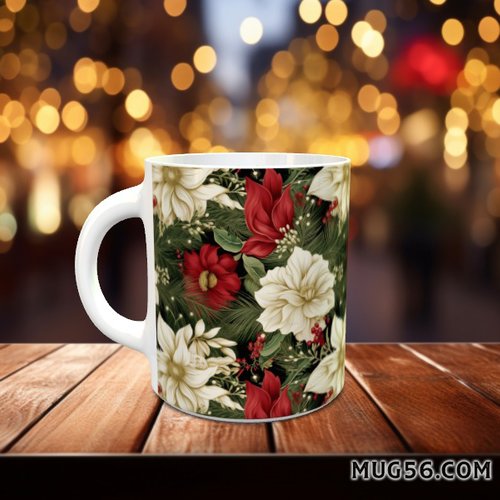 Mug tasse floral fleur 020