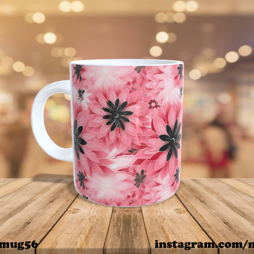 Mug tasse floral fleur 030