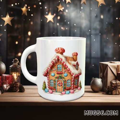 Mug tasse céramique - collection 2023 - noel christmas 052 pain d'épices