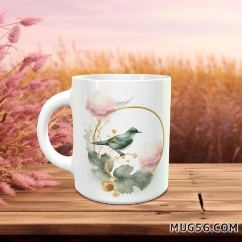 Mug tasse céramique - oiseau 006