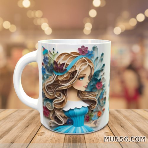 Mug tasse céramique thème alice aux pays des merveilles 004