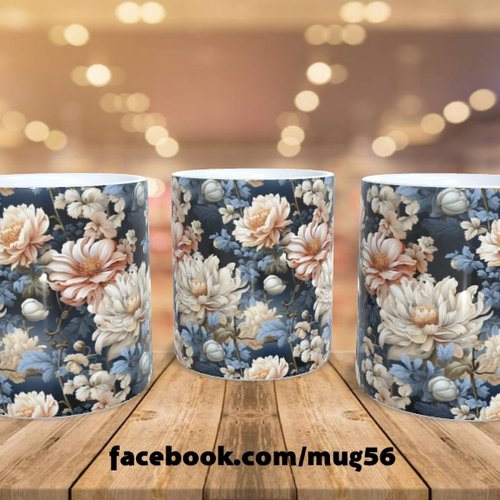 Mug tasse floral fleur 038