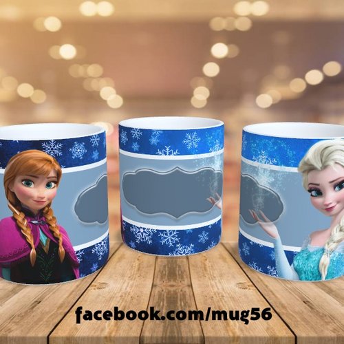 Mug tasse céramique  la reine des neiges 014 prénom