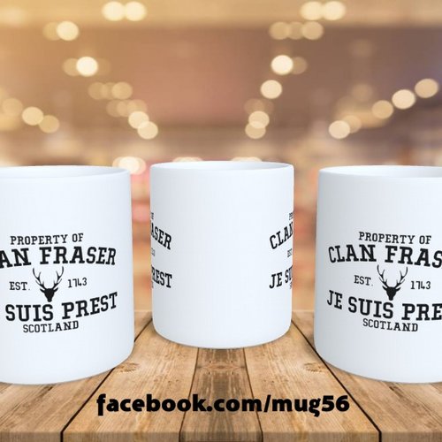 Mug tasse - série outlander - sam heughan caitriona balfe clan fraser écosse highlands 003