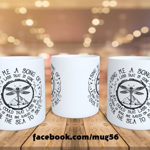 Mug tasse - série outlander - chanson musique "sing me a song" écosse highlands 005