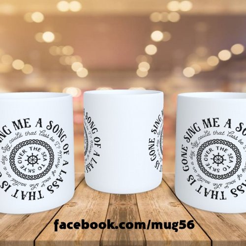 Mug tasse - série outlander - chanson musique "sing me a song" écosse highlands 008
