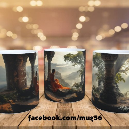 Mug tasse - meditation zen 001 bouddha bouddhisme