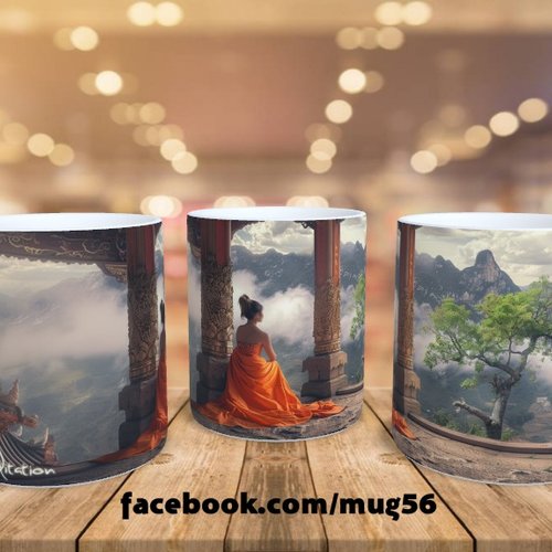 Mug tasse - meditation zen 002 bouddha bouddhisme