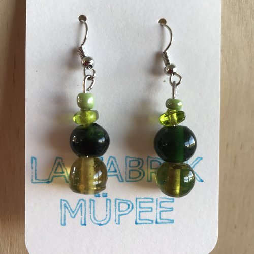 Boucles d'oreilles up cycling