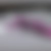Tube de colle pailletée métallique 3d avec embout (10,5ml) rose 