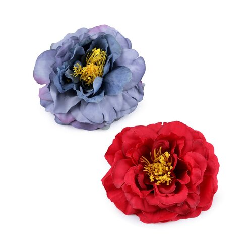 Grosse fleur tissu 10cm  / nombreux coloris / fleur avec subtils dégradés, pour pince cheveux ou broche fleur, fleurs pour décoration