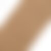 Franges simili cuir 5 cm / marron, beige, noir / galon décoratif imitation cuir avec franges, pour décoration jupes, sacs, maroquinerie
