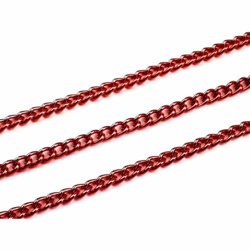 Chaine en métal  5mm / chaine maille couleur, chaine colorée, chaine pour collier ou bracelet, chaine bandouliere de sac