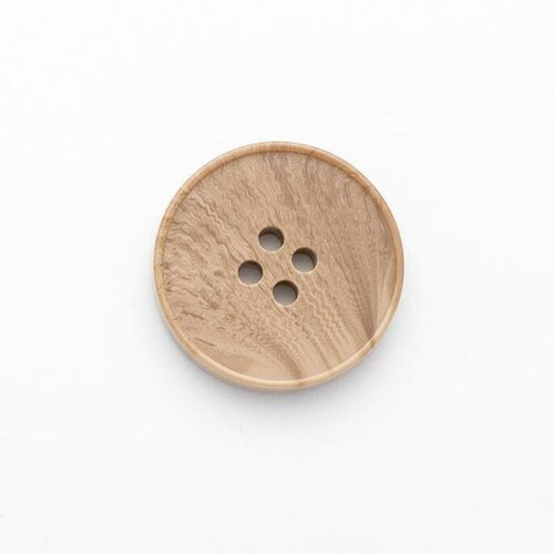 10 boutons ronds 4 trous en imitation bois / 15, 20 ou 23 mm / boutons marbrés en plastique, boutons ivoire, beige, marron, jaune