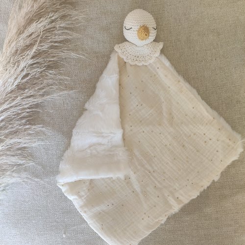 Doudou plat oie perssonnalisable