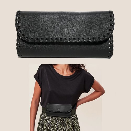 Pochette pour téléphone à porter à la ceinture femme