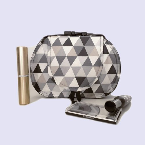 Trousse de maquillage avec miroir - pochette maquillage originale