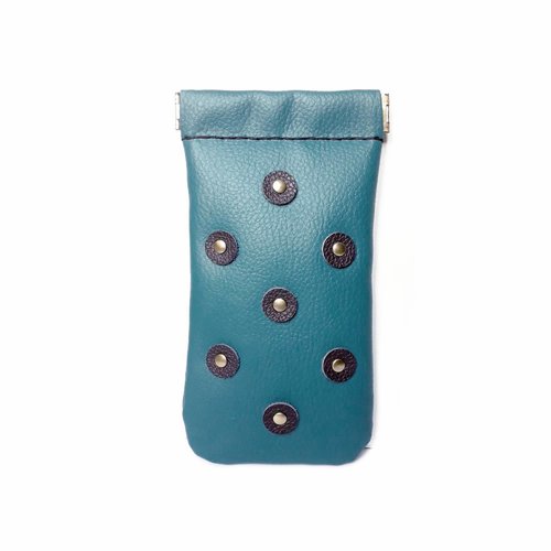 Etui lunettes souple fantaisie avec fermeture clic clac pour femme