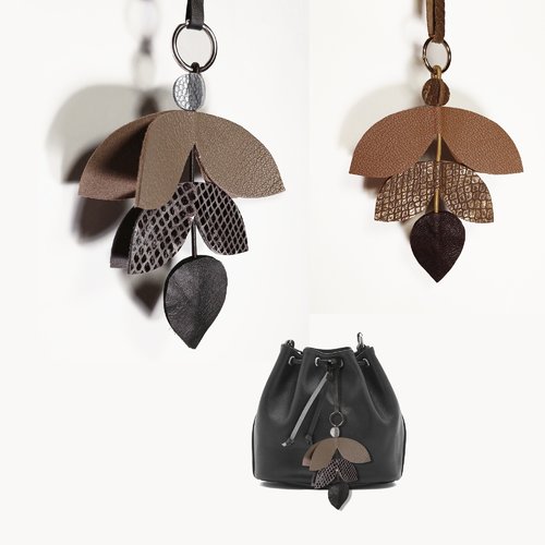 Bijou de sac en cuir marron