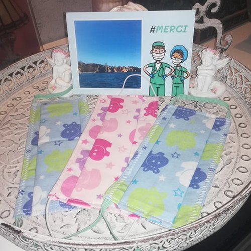 Masques visage pour enfant.