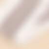 Bande de bord côte 1.2mx85mm blanc multicolore lurex