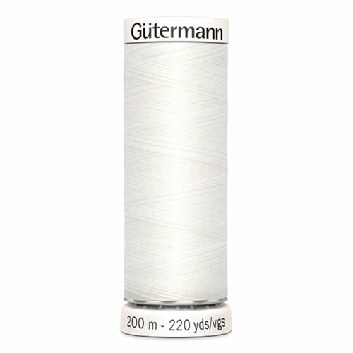 Bobine fil à coudre gütermann 200m noir 100% polyester - 800