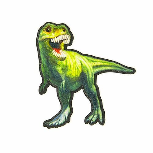 Ecusson thermocollant dinosaure t-rex 6x6cm