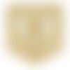 Ecusson thermocollant sport classique beige 5cm x 4,5cm