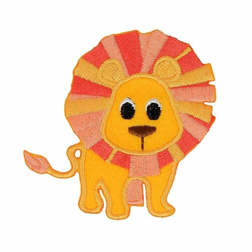 Ecusson lion 6 x 6cm